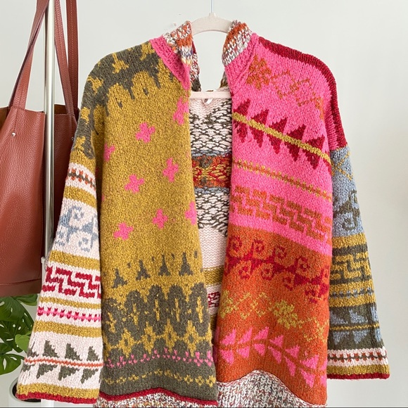Free People NWT Canyon Vibes Knit Cardigan SZ XS/S - Picture 5 of 13